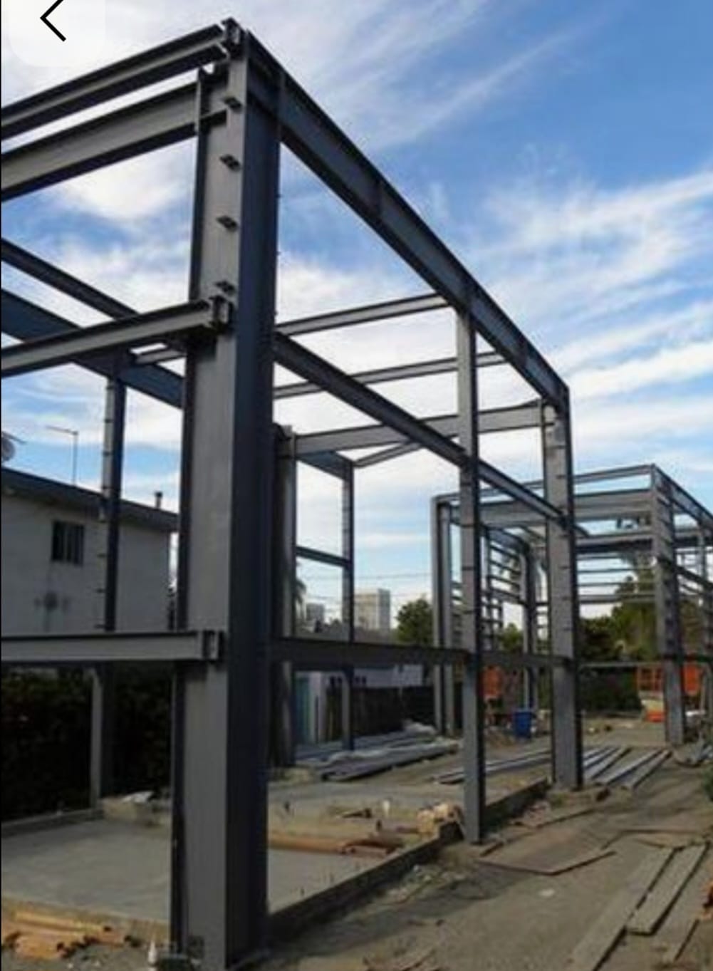 Commercial steel frame